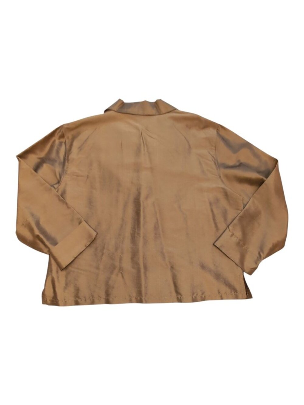 Bozaglo 100% Silk 2-Piece Set Shirt Pants Womens Size L/XL - Picture 11 of 14